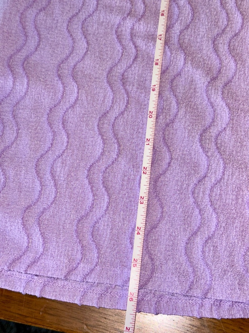 ANDRÉE BY UNIT Lavender Textured Short Sleeve Top - Picture 5 of 8
